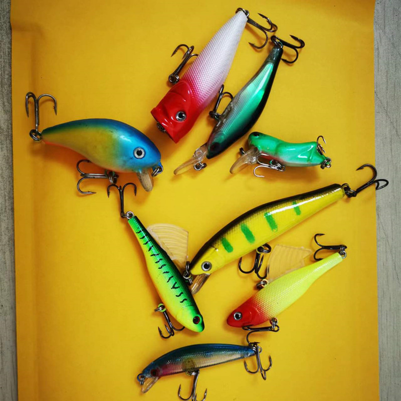 Fishing Lure Popper - Estoque de folga isca de pesca