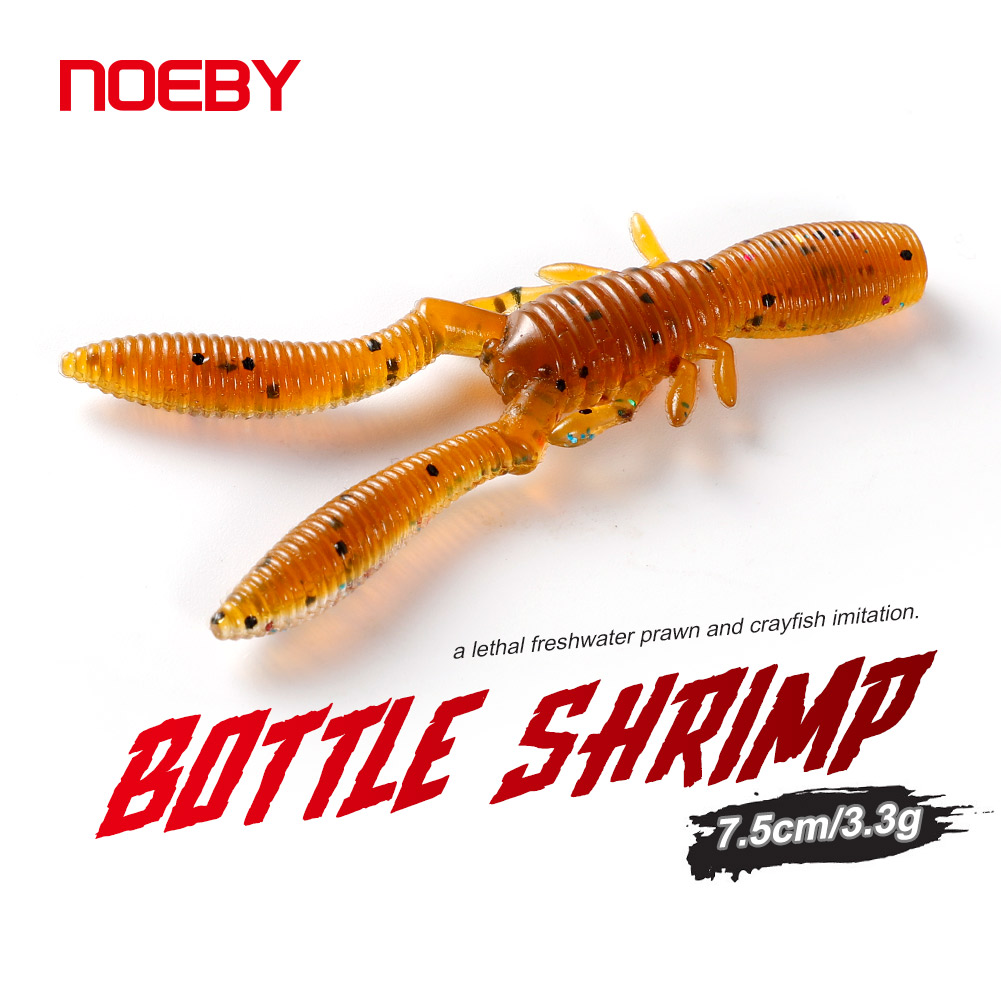 Noeby garrafa camarão craw 75m - Fishing Lure Swimbait avaliação e preço