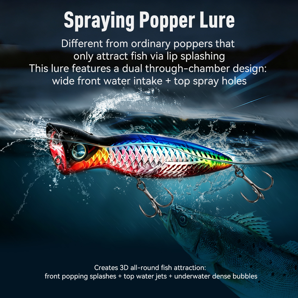 Isca Artificial Kingdom Bassta - Fishing Lure Popper avaliação e preço