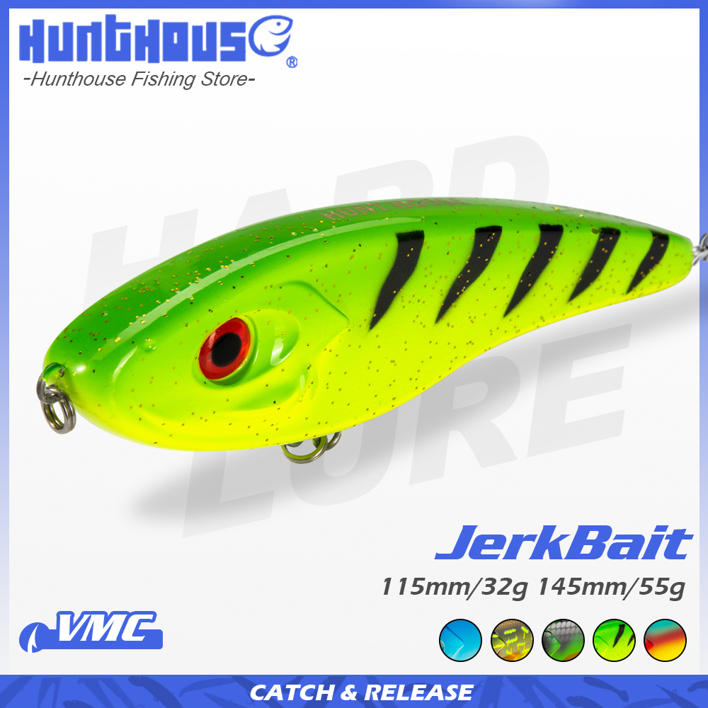 Isca Artificial Hunthouse Jerk - Fishing Lure Spinnerbait avaliação e preço
